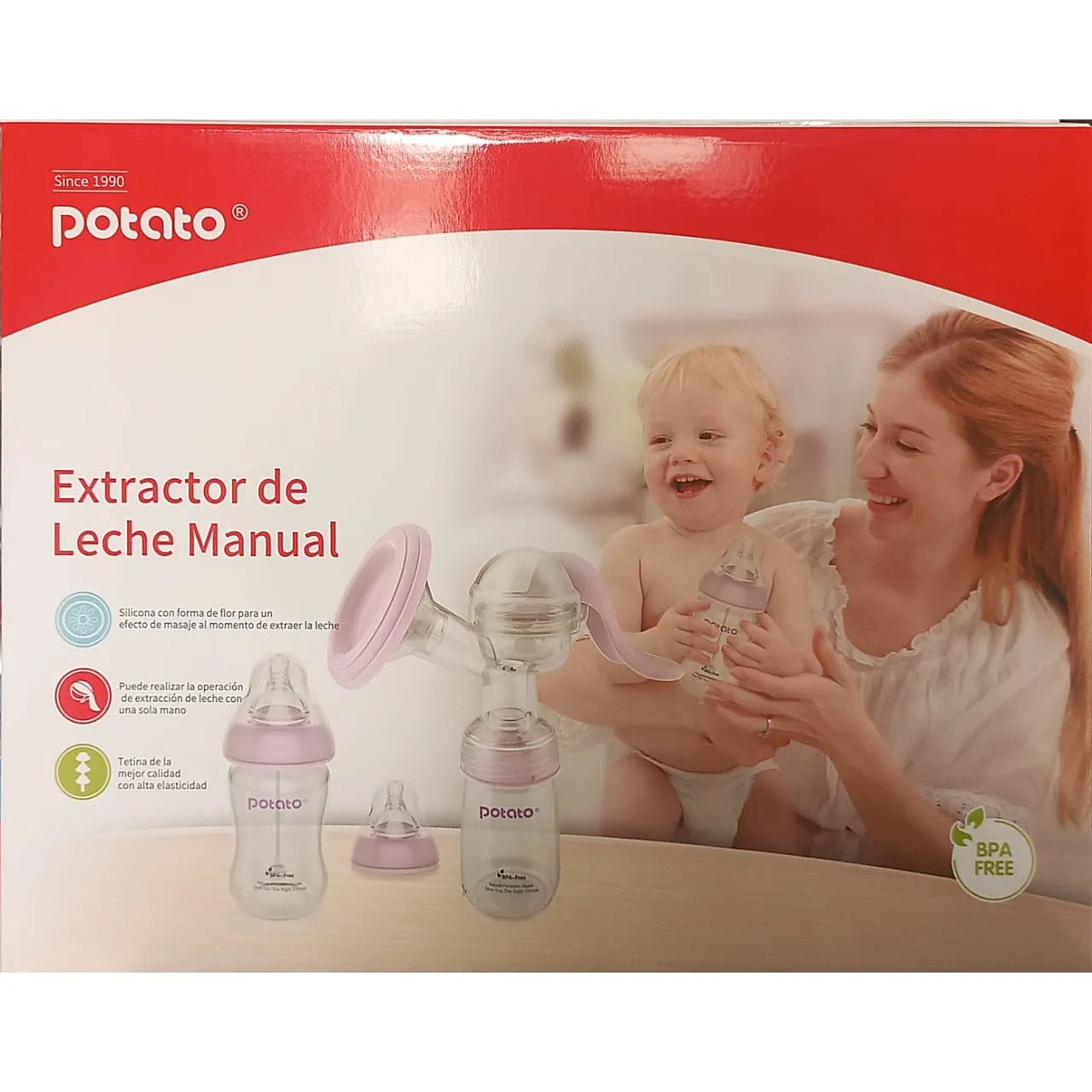 EXTRACTOR DE LECHE POTATO +1 BIBERON - Ecofarma